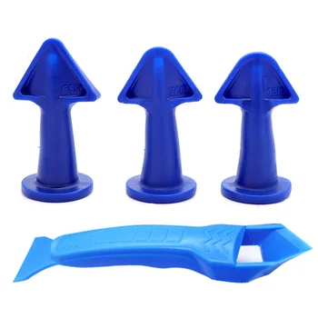 

3 Sizes Perfect Caulk Nozzle And Scraper Caulking Finisher Caulk Applicator Plastic Caulking Nozzle Applicator Tools Home Supply