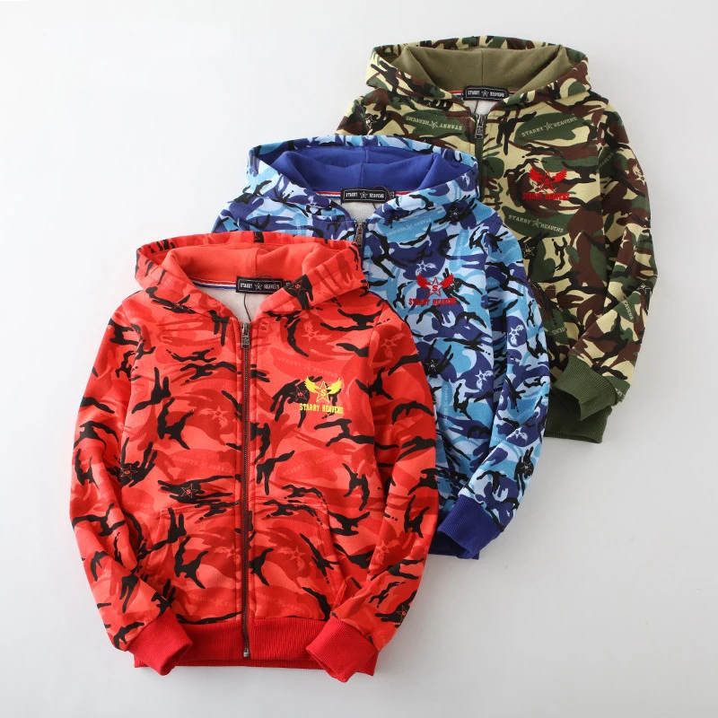 

Spring Autumn Kids Jackets for Boy Coat Bomber Jacket Army Green Boy's Windbreaker Winter Jacket Print Children Coats
