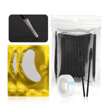 Aush Новое наращивание ресниц Удлинитель Набор одноразовые кисти для макияжа индивидуальное Удаление ресниц Тампон аппликатор набор инструментов