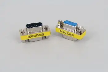 

RS232 DB9 Male to Female Gender Changer Converter PC extension Adapter