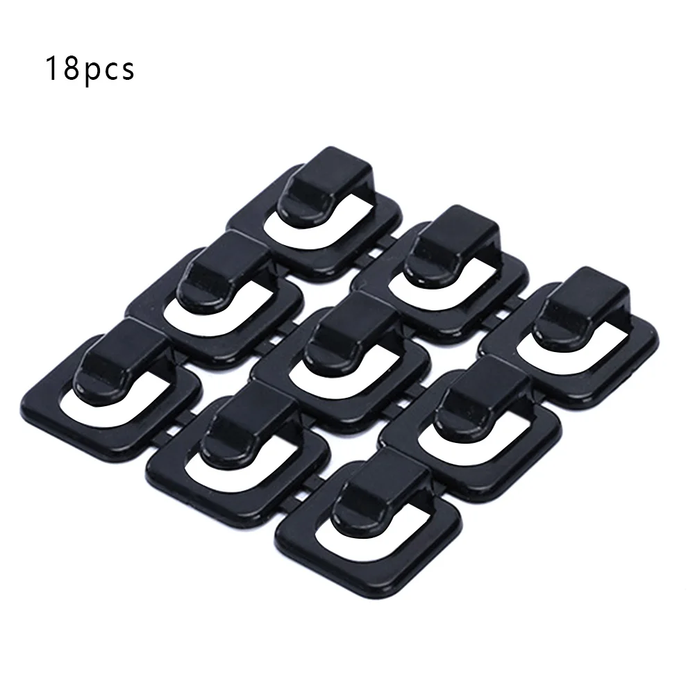 

18Pcs Cable Clip Storage Organizer Immobilization Table Desk Home Portable Self Adhesion Electric Wire Holder Wall Mini