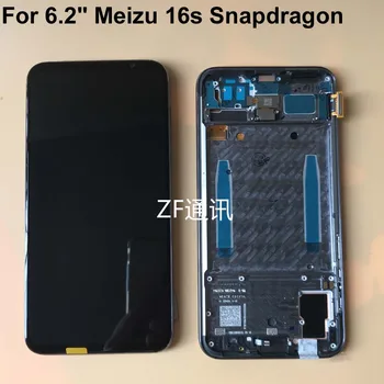 

Original Amoled 100% For 6.2" Meizu 16s Snapdragon 855 Super AMOLED LCD Screen Display+Touch Panel Digitizer +Frame 2232X1080P