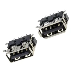 10/20/50 pcs Type A USB2.0 4 foot 4Pin 30V 1.5A Connector usb female socket SMT Flat Port Jack Tail Plug Electric Terminals DIY