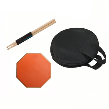 

Rubber Wooden Dumb Drum for Beginner Practice Training Drum Pad Stand and Drumstick for Percussion Instruments Parts
