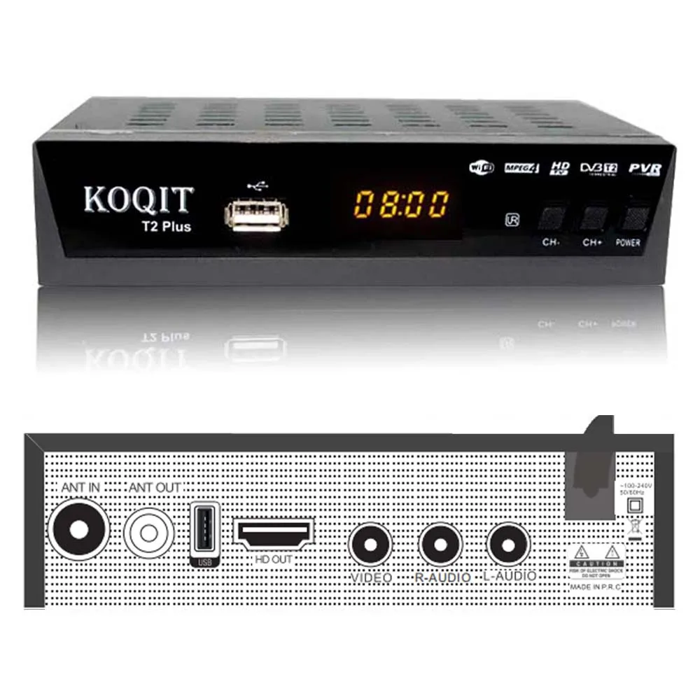 Бесплатный HD 1080p DVB C кабельный ТВ тюнер Dvb T2 цифровой бокс t2 двойной приемник
