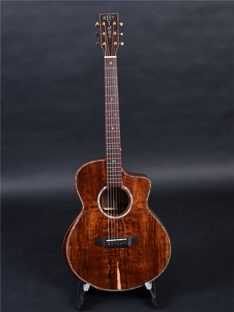 Himor HM 760GSC GC cut way solid santos rosewood Акустическая гитара, акустическая электрогитара s