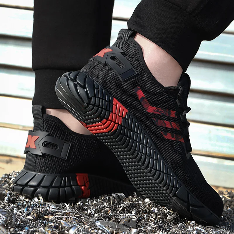 New Work Safety Boot For Men Anti-piercing Work Shoes Indestructible Shoes Steel Toe Industrial & Construction