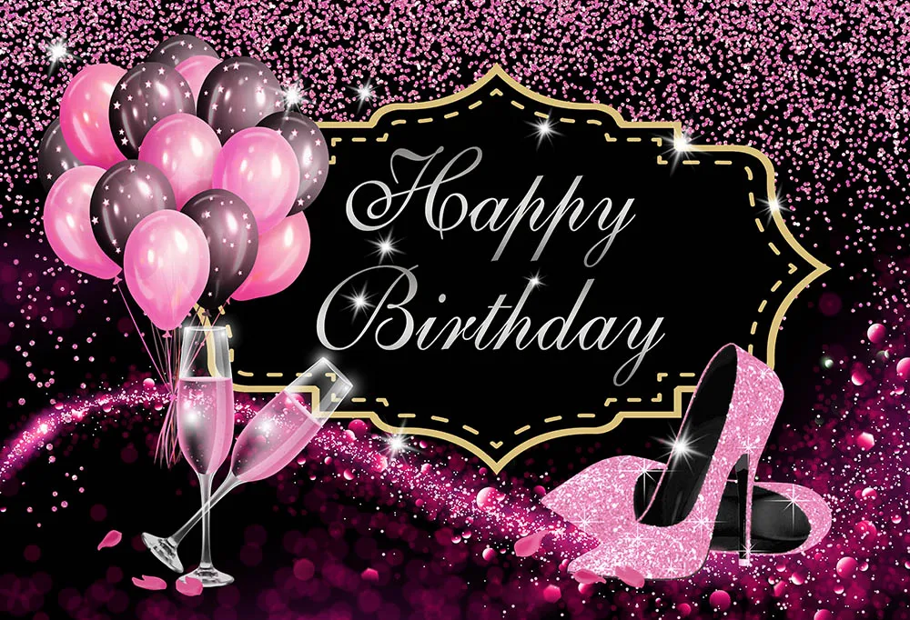 Striscione Glitterato "Happy Birthday" Extra Large - 5 Pezzi Riutilizzabili In Cartoncino Argentato - Ghirlanda Compleanno Per Adulti E Bambini