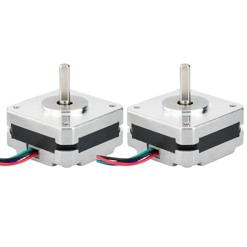 Шаговый электродвигатель 17Hs08-1004S 4-Lead Nema 17 2 шт. 20 мм 1 А 13 см (18 4 унций) 42 шага Nema17 для