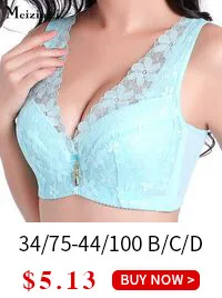 Meizimei bras for women bralette plus large size lace underwear push up intimates bh brassiere crop tops sexy lingerie minimizer t shirt bra