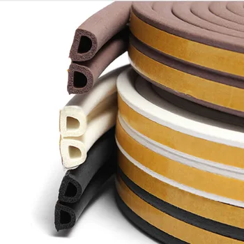 

Self-Adhesive Sealing Strip Type Sticker Avoidance Strips Soundproofing Rubber Seal Collision Doors Windows Foam acoustic foam