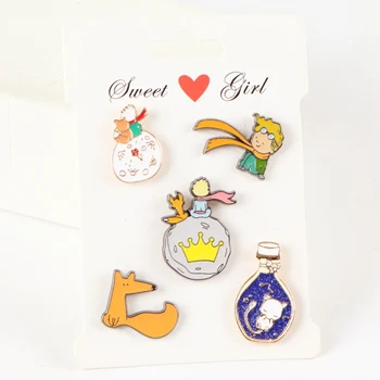 

The Little Prince Cute Brooch Cartoon Enamel Pins For Clothes Backpack Brooch Personality Pin Jewelry