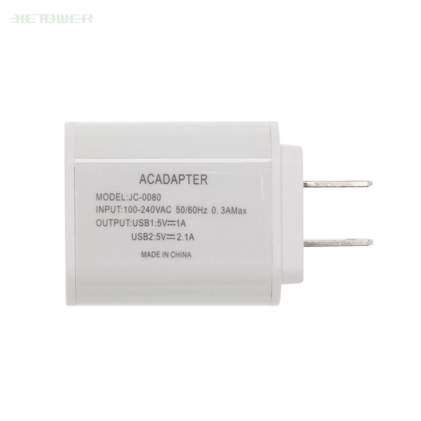 300 шт/партия 5V 2A EU US Plug 2 usb порта USB зарядное устройство настенный адаптер для зарядки мобильного телефона для IPhone X MAX IPad samsung S8