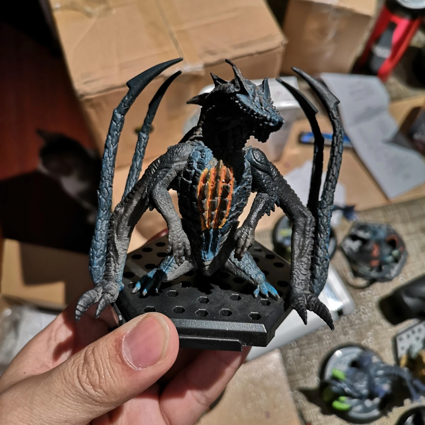 Monster Hunter World Figure Super Popular Box Egg Candy Toy Giant Styracosaurus Model