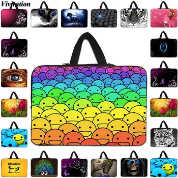 

For Dell XPS Acer Swift 1 Colorful Neoprene Notebook Case Cover Pouch Bag Bolsas 10 12 13 15 14 17 11.6 15.6 Laptop Sleeve Bags