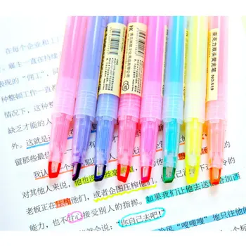 

Art Marker Dual Head Highlighter Watercolor Pen Coloring Calligraphy Drawing School Supplies Professional Color Markers Pen