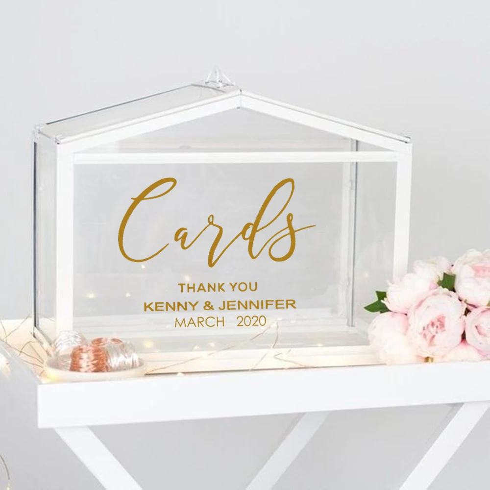 Personalized Wedding Card Box