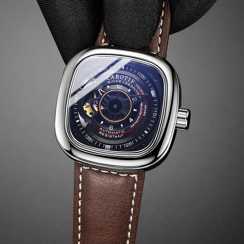 Высокое качество роскошные полностью стальные мужские часы Montre автоматические механические наручные часы для мужчин Reloj Hombre деловые часы для мужчин - Цвет: 14