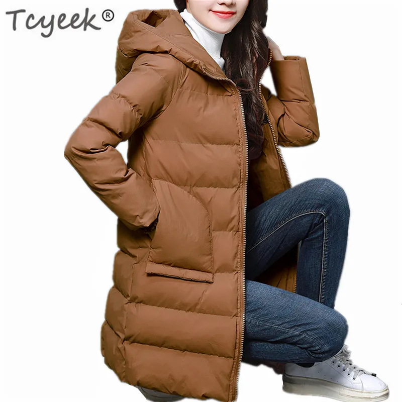 

Winter Jacket Women Down Cotton Hat Coat Parkas Ladies Thick Long Fashion Clothes Tops Chaqueta Mujer LWL805