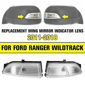 

1/2PCS LED Rear View Mirror Signal Light Lens For Ford Ranger Wildtrack 2011-2018 Car-styling Side Rearview Mirror Turning Lamp