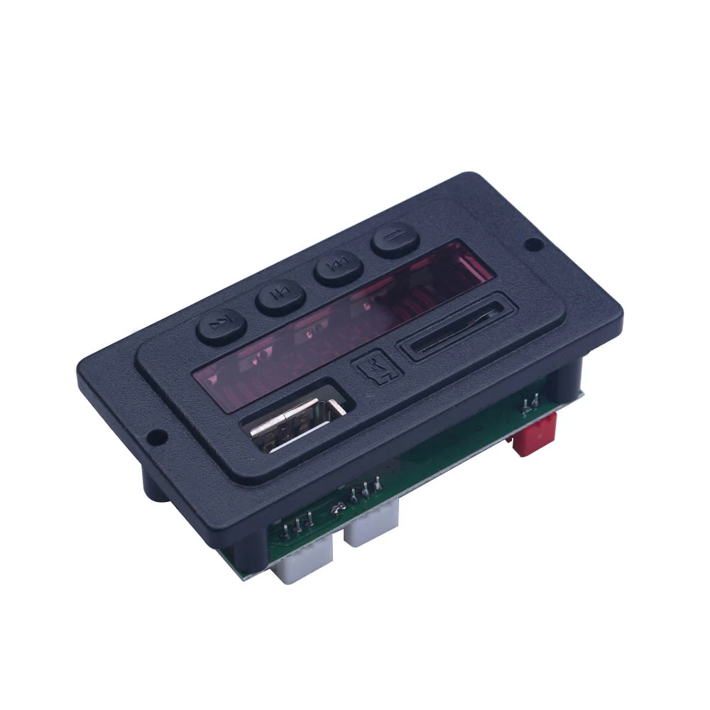 12V 18V MP3 Player Decoder Board Bluetooth 5.0 Car FM Radio Lossless Format Music Decoder Module Support FM TF USB Recorder