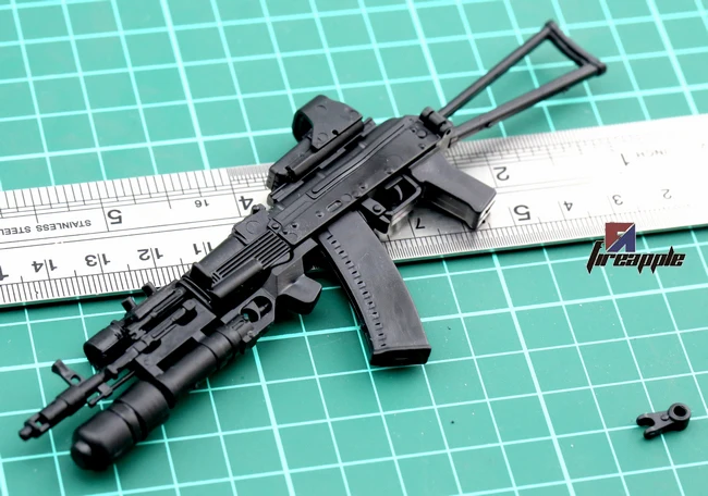 1:6 AK74 Штурмовая винтовка 1/6 оружие солдаты Пластик пушка в сборе модель для детей