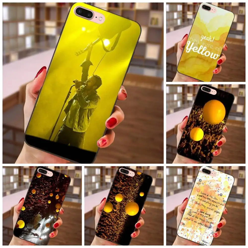 Soft Cute Skin For Huawei Honor 5A 6A 6C 7A 7C 7X 8A 8C 8X 9 10 P8 P9 P10 P20 P30 Mini Lite Plus Personalisation Coldplay Yellow | Мобильные