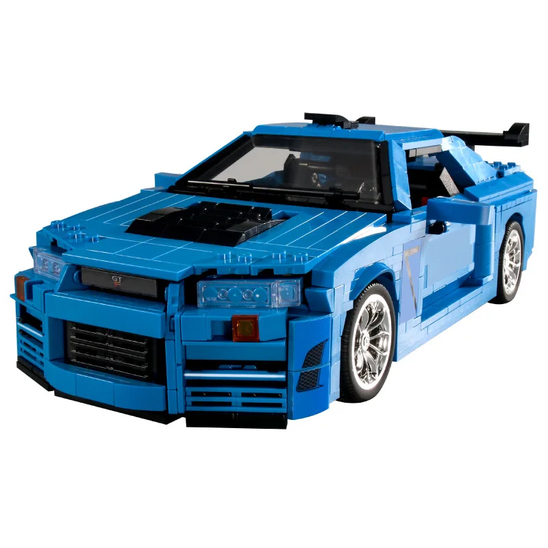 

Technic Creator Expert strongest limited Edition Supercar GT-R R34 Building Blocks Model Sets Bricks Classic For Children Toys