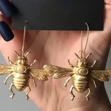Новинка! Большие серьги в виде пчелы, викторианские серьги в виде пчел в винтажном стиле, шмели, подарок для влюбленных, уникальные серьги
