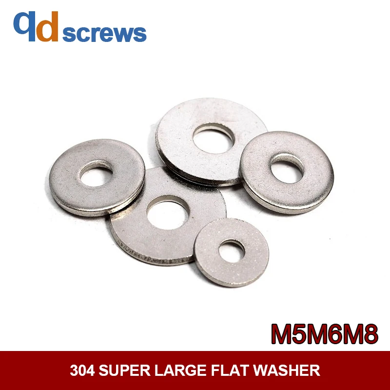 

304 M5M6M8 Super Large Stainless Steel Flat Washer Flat Gasket GB5287