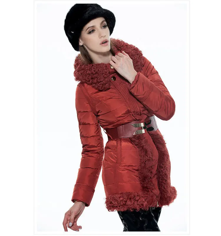 

2020 Winter Duck Down Jacket Woman Hooded Large Fur Collar Korean Down Coat Detachable Sleeve Women's Jackets 1035 KJ2758