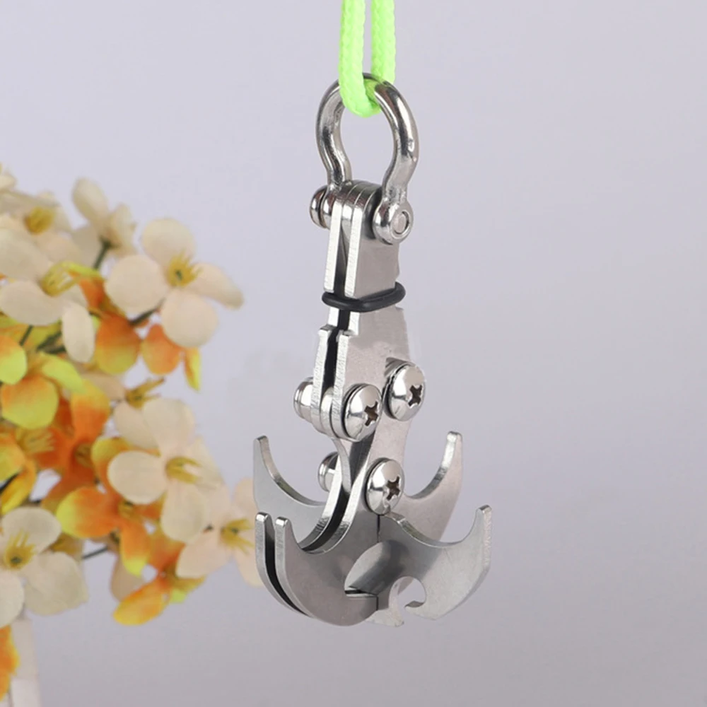 

2 Sold Law Hook Rock Climbing Multi-function Mountaineering Hook 304 Stainless Steel Gravity Grappling Hook Climbing Claw Hook