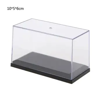 

Clear Acrylic 5 Side Display Cube Box Dustproof Protect Case For Action Figures Y1AC