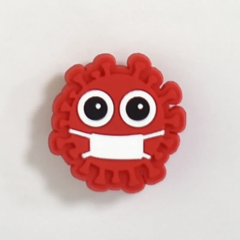 CSBL Cartoon Medical Shoe Ornament VC Flexible Glue Buckle Eva Sandals Shoe Top Ornaments Accessories Croc Kids  Charm