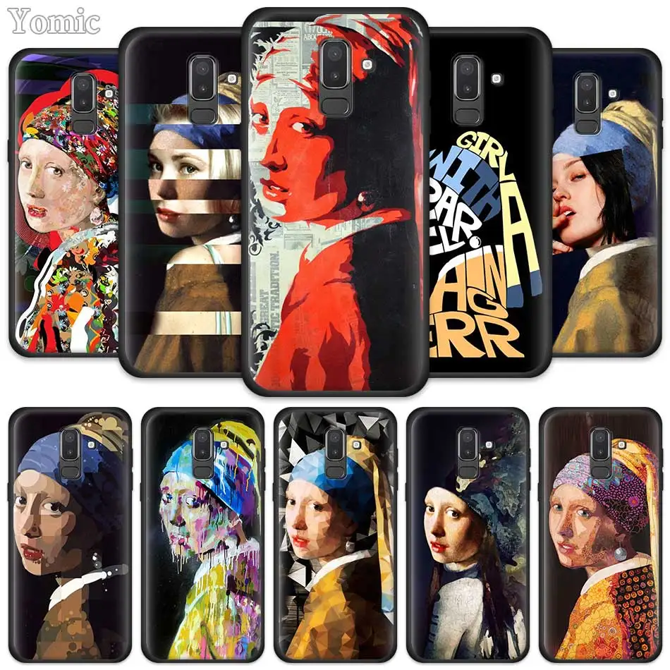 Чехол для samsung Galaxy J8 J6 J4 A6 A7 A8 A9 Plus M10 M20 M30 S M40 силиконовый черный