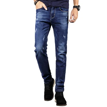 

Fashion Elastic Men Jeans New Men Jeans High Quality Comfortable Men Slim Jeans Cotton Pants