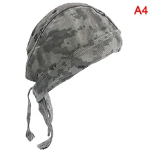  Breathable Multi Function Camouflage Headband Cycling Bandana Pirate Head Scarf Sport Bandanas Cycling Head Scarf Hiking Hat 