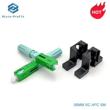 

UNIKIT Factory Componentes Pasivos 58MM SC APC FTTH Field Quick Assembly Conector Fiber Fast Connector