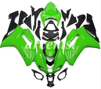 

New ABS Motorcycle Full Fairings Kit Fit For Kawasaki Ninja ZX-6R 636 2007 2008 07 08 6R bodywork set Green