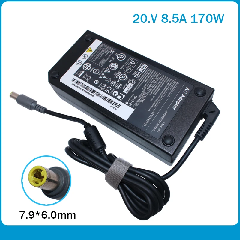 Очень largeAC адаптер зарядное устройство для lenovo 20V 8.5A 170W 0A36227 57Y6549, 57Y6547, 57Y6556, 41A9734, 41A9732, ADP-120L