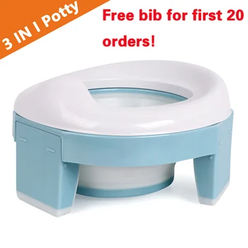 

3 in 1 Baby Potty Seat Outdoor Kids Potty Chair Easy to Empty and Clean Toddler Toilet Training Seats Toilet Potty for Children