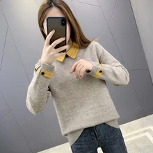 

Winter Clothes Women 2021 Knit Pullover Women Sweater Autumn Loose Sueters De Mujer Tricot Long Sleeve Warm Jumpers Pull Femme