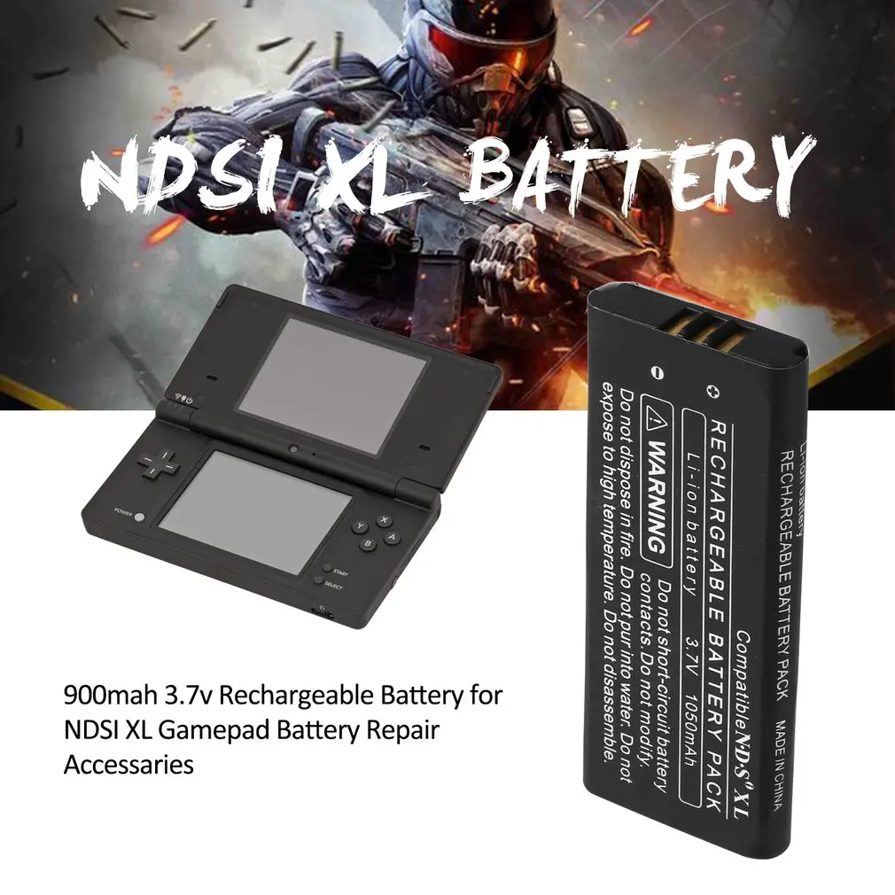900mah 3,7 v аккумуляторная батарея для NDSI XL Аккумулятор для джойстика аксессуары для ремонта