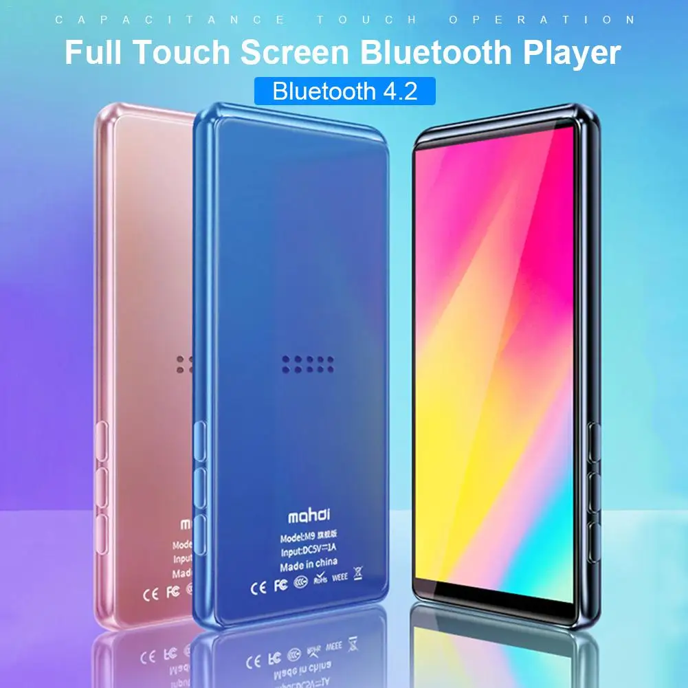 MP4 плеер Bluetooth 4,2 полный сенсорный экран полный видео английский словик долгого ожидания Портативный Mp 4 Walkman 8G MP4 плеер Bluetooth 4,2 полный сенсорный экран полный видео английский словик долгого ожидания Портативный Mp 4 Walkman 8G