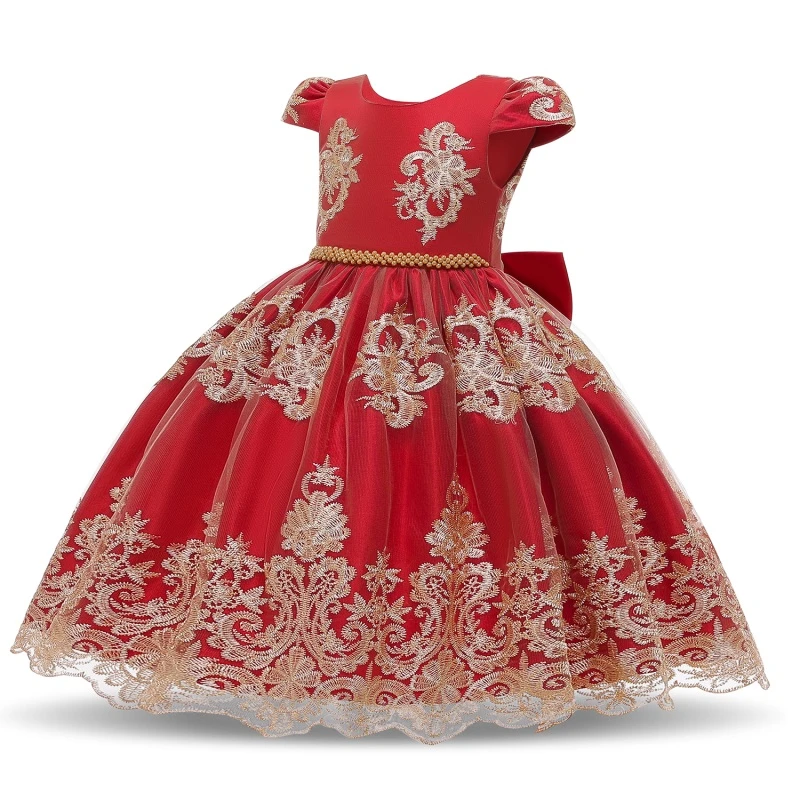 red christmas gown