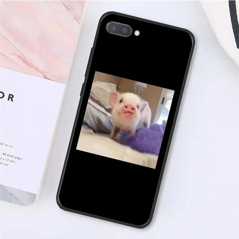 A7 MaiYaCa пары мультфильм прекрасный розовый поросенок чехол для телефона huawei Honor 8X9 10 20 Lite 7A 5A 7C 10i 20i View 20 - Цвет: A7
