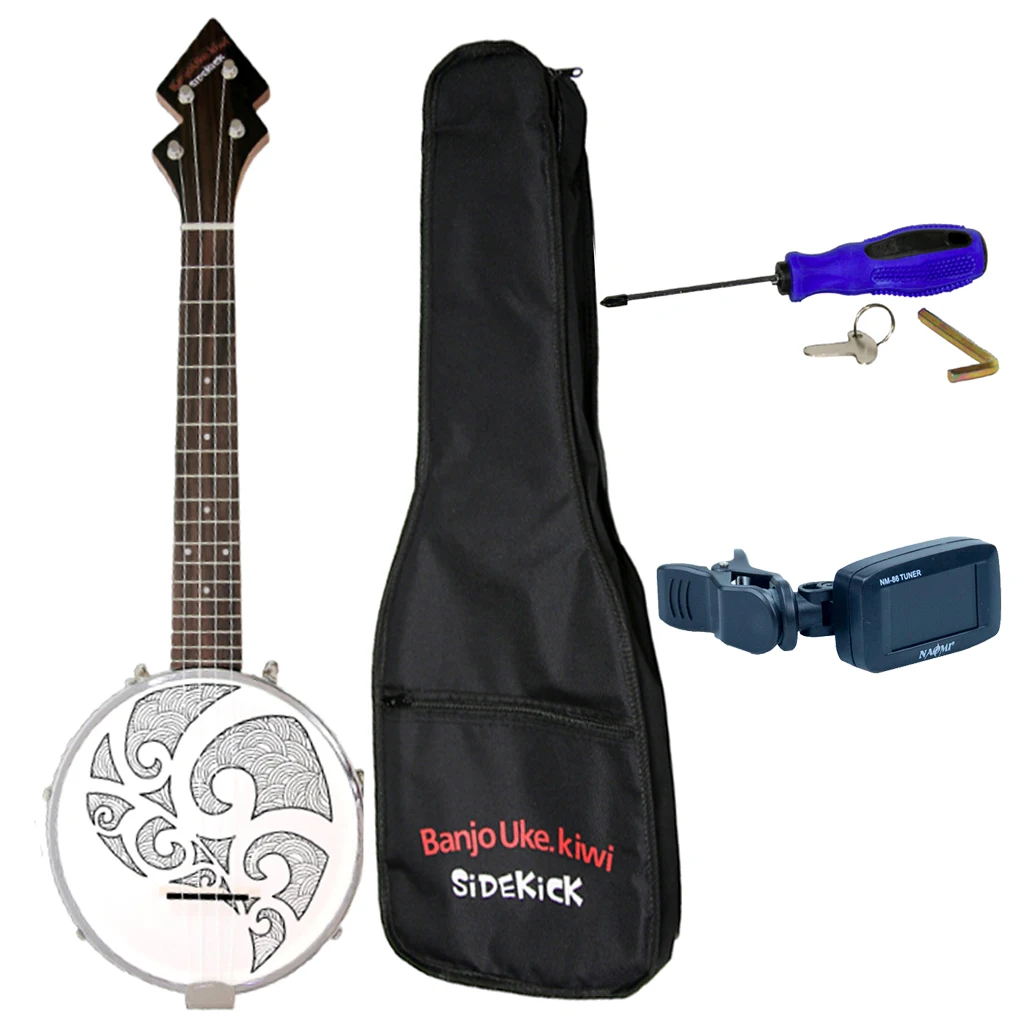 Banjolele 4 струны банджо укулеле 26 дюймов с Gig Bag тюнер 70x25x13 см