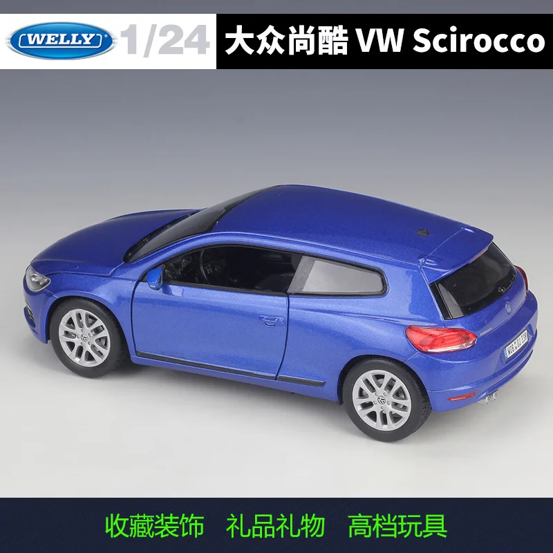 1:24 Welly >> New << VW Scirocco III-Weiss 