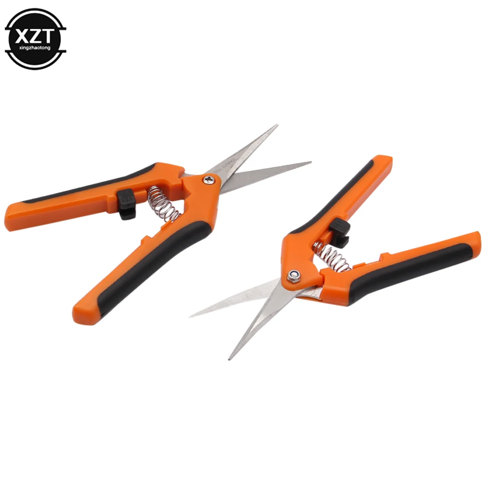 Description Picture 4 of item1 PC Garden Tools Secateurs Bonsai Shears Metal Gardening Scissor Pruning Tool Hand Cutter Fruit Picking Weed Household Potted