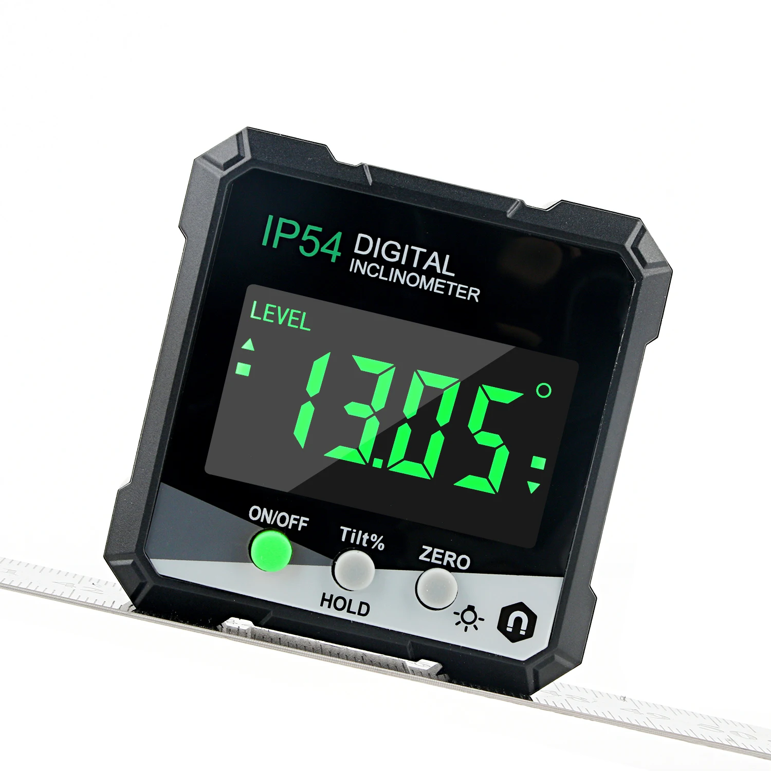 RZ MT2010 Digital Inclinometer Electronic Protractor Tilt Angle Level Box Vertical Magnetic Measuring Tools Angle Gauge Meter